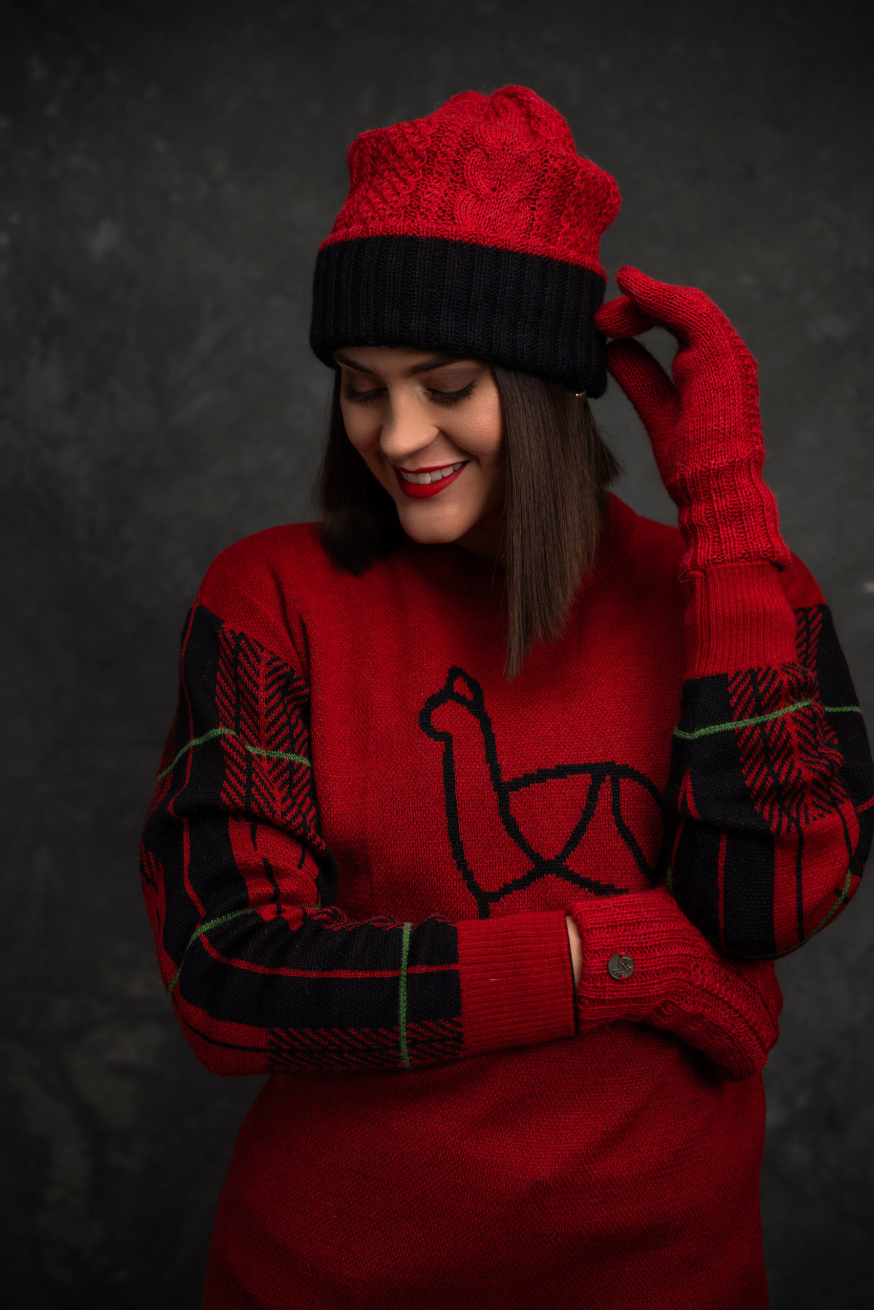 AWANA Alpaca RED Sweater