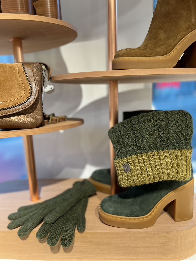 Beanie reversible Green & Mustard - Image 2