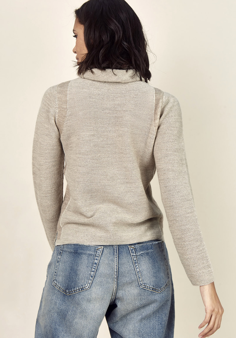 Baby Alpaca Pull City Beige - Image 3